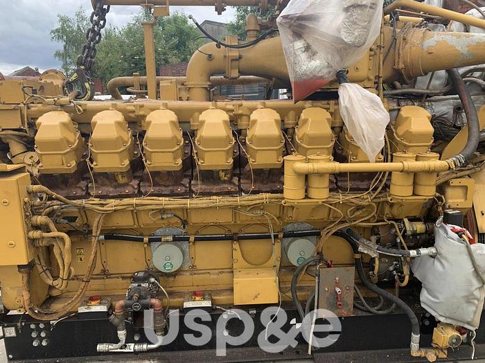 Used 1.1 MW 2009 Used Caterpillar G3516B Natural Gas Generator Set