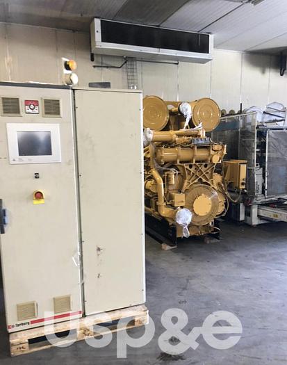 Used 1.6 MW 2005 Used Caterpillar 3516C Natural Gas Generator Set