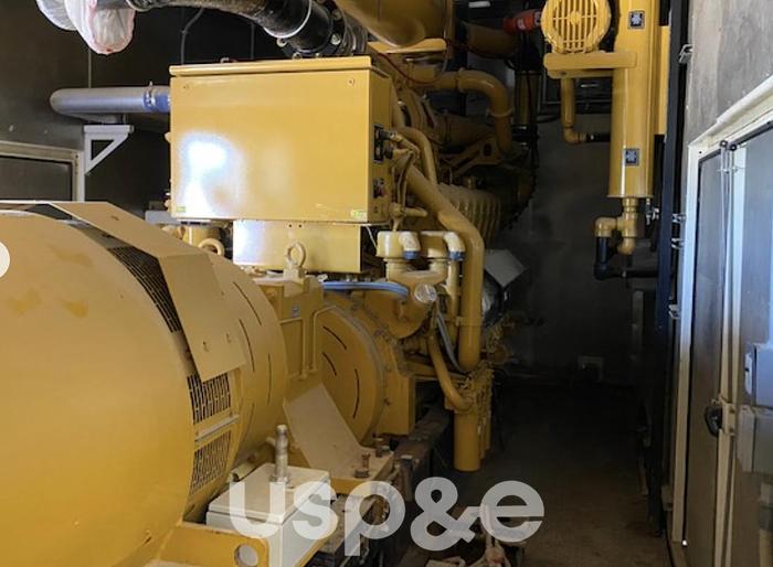 Refurbished 1.5 MW 2010 Refurbished Caterpillar G3516C Natural Gas Generator Set
