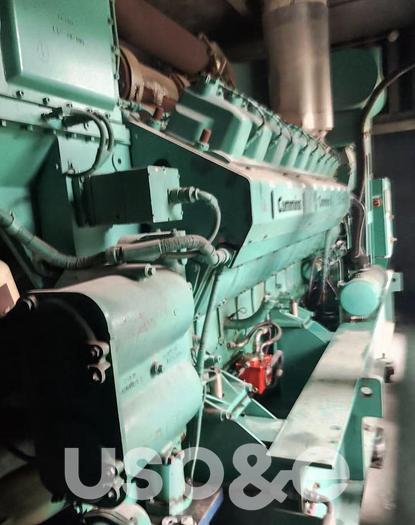 Used 2 MW 2014 Used Cummins QSV91-G5 Bio Gas Generator Sets