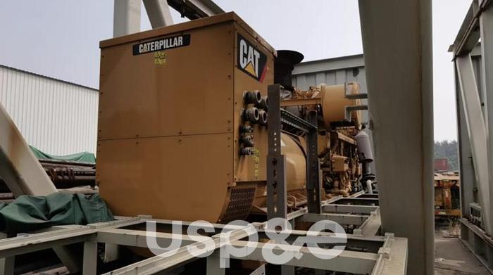 Used 1.5 MW 2014 Used Caterpillar 3516C Diesel Generator Sets (Containerised)