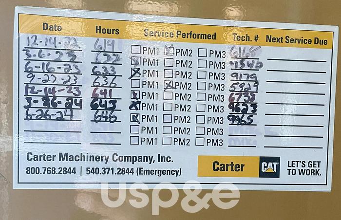 Used 2 MW 2005 Used Caterpillar 3516B Diesel Generator Set