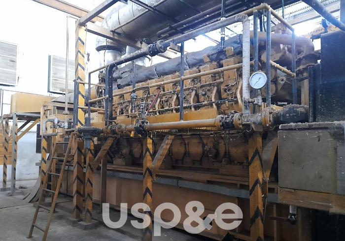 Used 3.6 MW 2000 Used Caterpillar G3616 Natural Gas Generator Sets