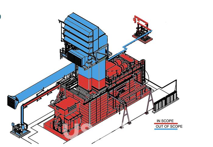 Used 45 MW Used Siemens SGT-800 Natural Gas Turbine Gensets