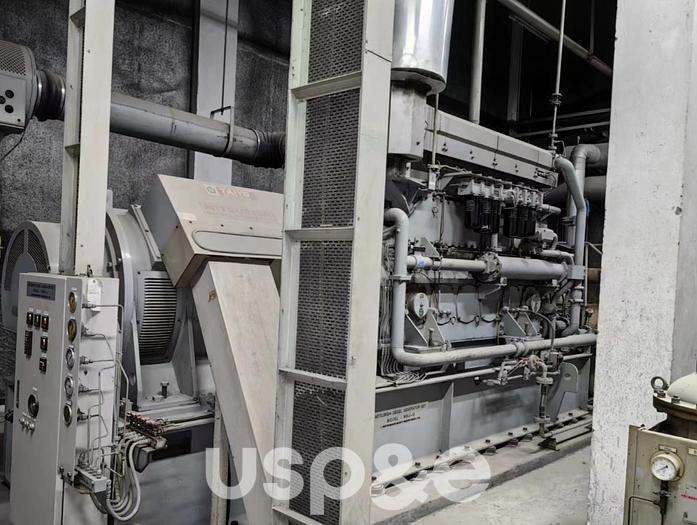 Used 1 MW 2003 Used Mitsubishi S6U - PTK HFO Generator Sets