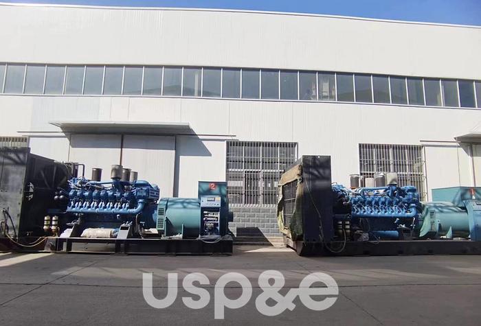 Used 4 MW 2008 Used MTU 16V40000G63 Diesel Generator Sets