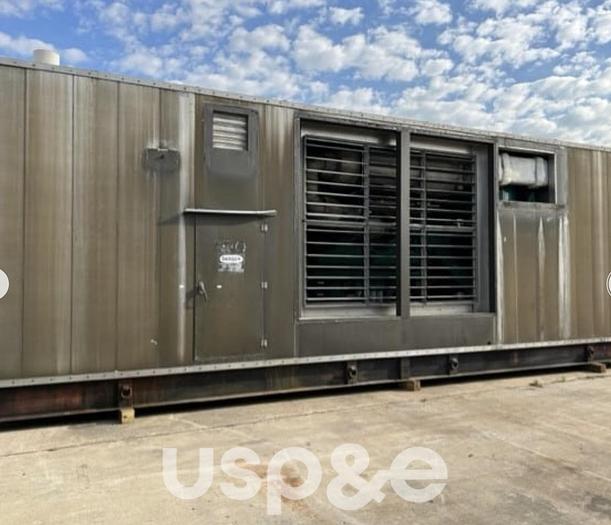 Used 2 MW 1999 Used Cummins QSK60-G6 Diesel Generator Set