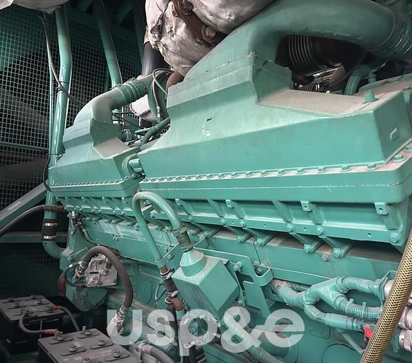 Used 2 MW 1999 Used Cummins QSK60-G6 Diesel Generator Set