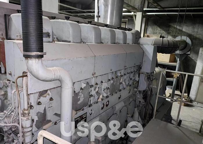 Used 1 MW 2003 Used Mitsubishi S6U - PTK HFO Generator Sets