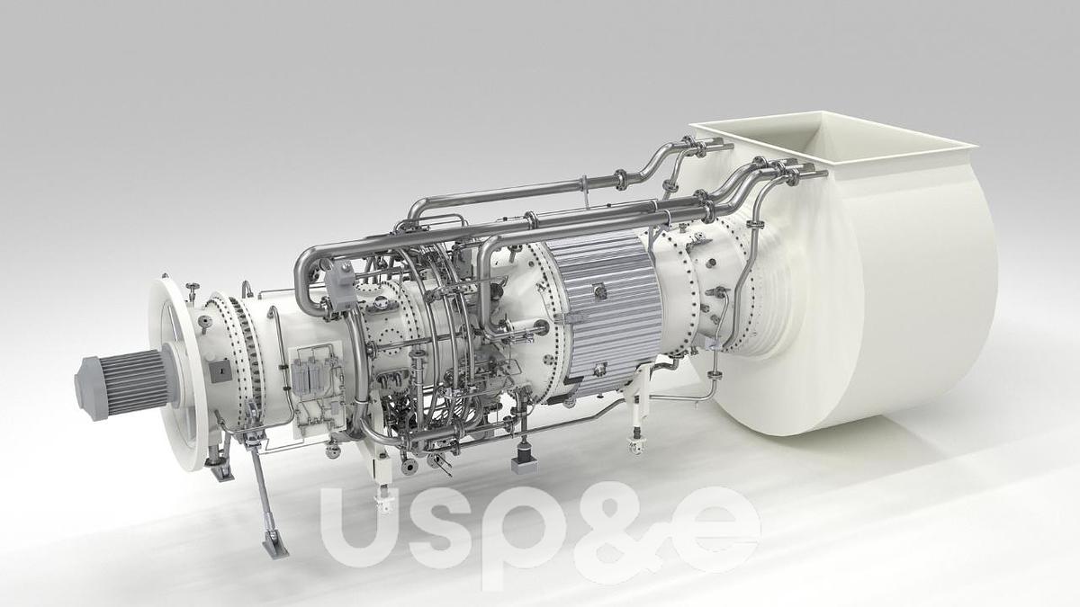 Used 18.4 MW 2007 New Siemens SGT-500 Dual Fuel (Natural Gas & Diesel) Turbine Generator Set