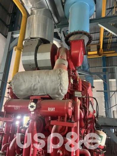 Used 3.7 MW 2006 Used MAN B&W 16V28/32S HFO Generator Set