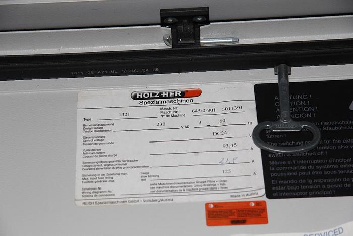 Used 2008 *SOLD* Edgebander - Holzher Sprint 1321