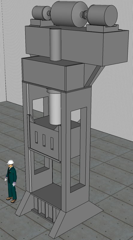 Used 250 Ton Verson Str. Side; 48" x 60" Bed; 72" Str.; 120" D.L.O.;  Low Hrs.;  NO PIT!