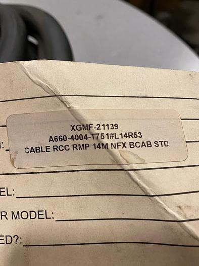 FANUC ROBOT CABLE A660-4004-T751#L14R53 RCC RMP NFX BCAB STD