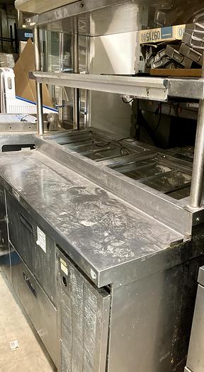 Used Delfield 5 ft. Refrigerated Prep Table
