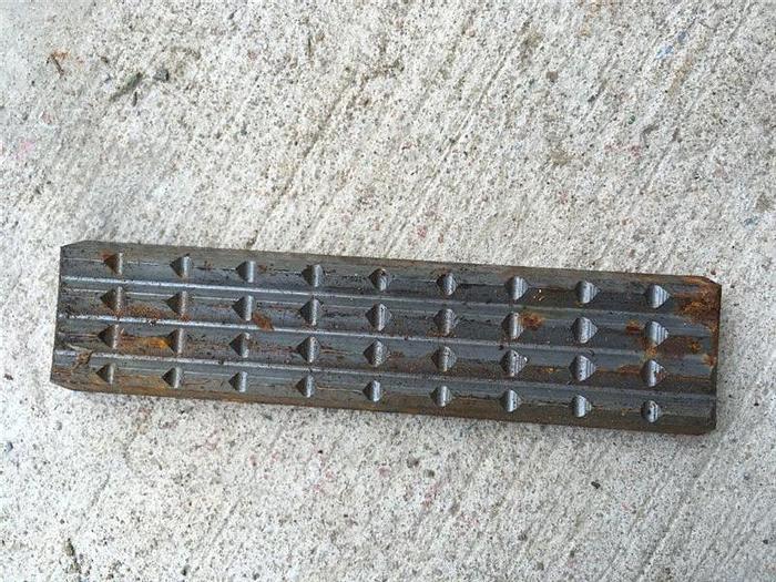 Used Lot of Die Inserts Approximately 4-9/16" x 1-1/4"