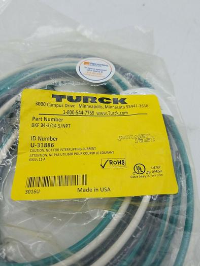 TURCK BKF 34-3/14.5/NPT
