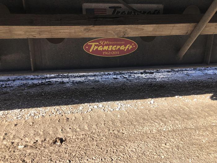 Used 2012 Transcraft 53 ft step deck trailer