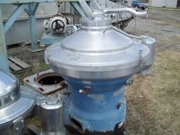 Used Centrifuge, Disc, Auto, Westfalia, SA82-47-177, S/st, 75 HP #S732941