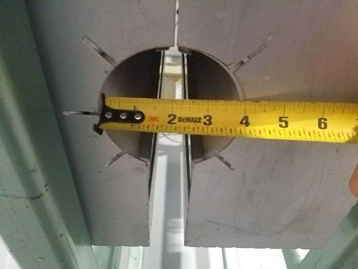 Used Radround Keyhole 4000 Watt Radiant Process Heater Oven Inline Cable Fiber Tubing