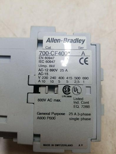 Used Allen Bradley 700-CF400*