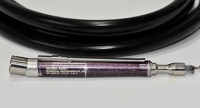 Used MicroAire 1220-100 Sagittal Saw with Pneumatic Air Hose