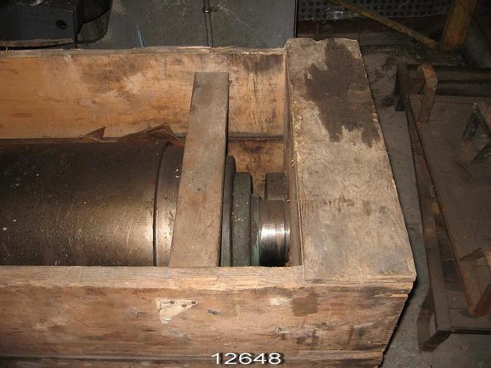 Used Manchester  Calender, 2-Roll, 120" Roll Face Length, 24" Dia Top Roll, 16" Dia Bottom Swimming Roll, 144" Bearing Center, 700 Pli, 750 Fpm #12648