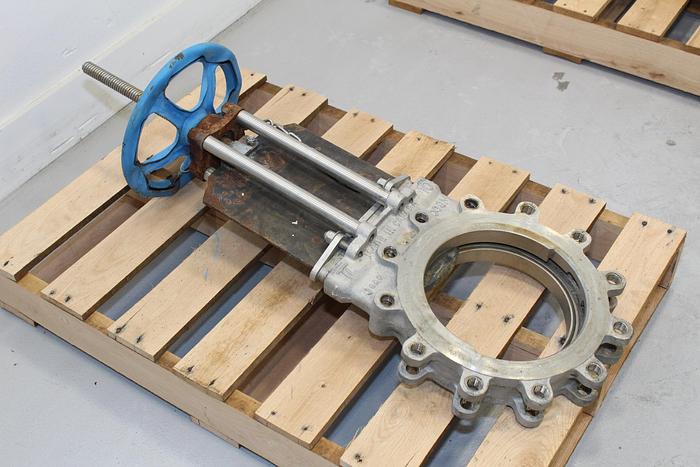 Used True Line 10" Hand Operated Knife Gate Valve #43996