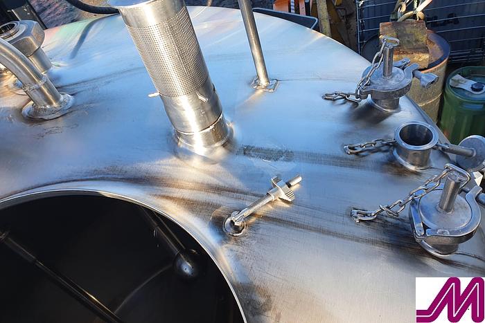 Used WCB 7,500 Litre Stainless Steel Jacketed and Agitated Tanks