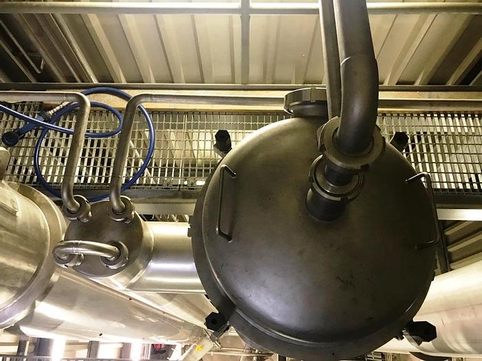 Used 2-step falling-film vacuum evaporator