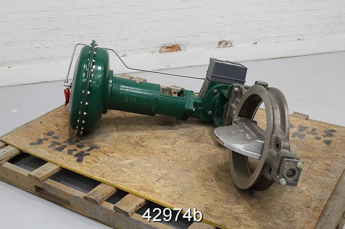 Unused Fisher 16" Air Operated Butterfly Valve #42974
