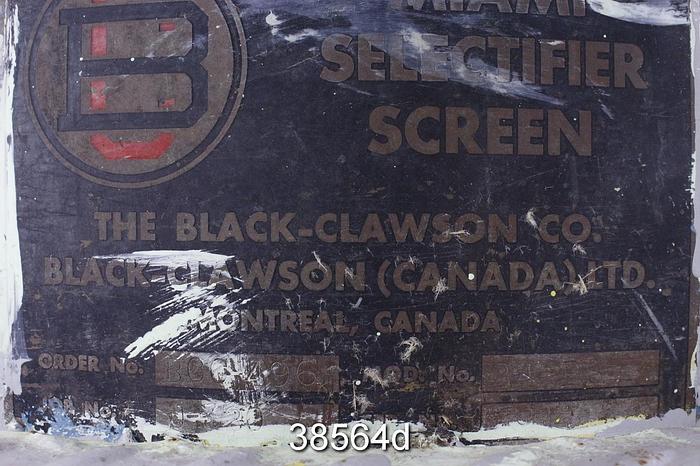 Used Black Clawson 24P Pressure Screen #38564