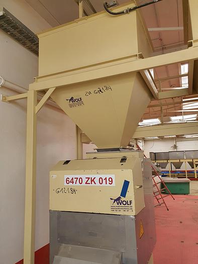 Gebraucht Mandelhalbiermaschine PEHA, Bj. 1983 600 mm Arbeitsbreite Leistung ca.350 kg/h