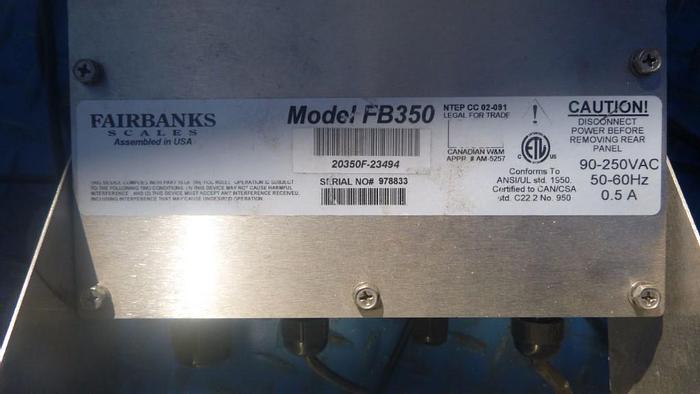 Used Scale, Platform, 36" x 36", Certified Scale, Mdl 2010, 2500 #S743463