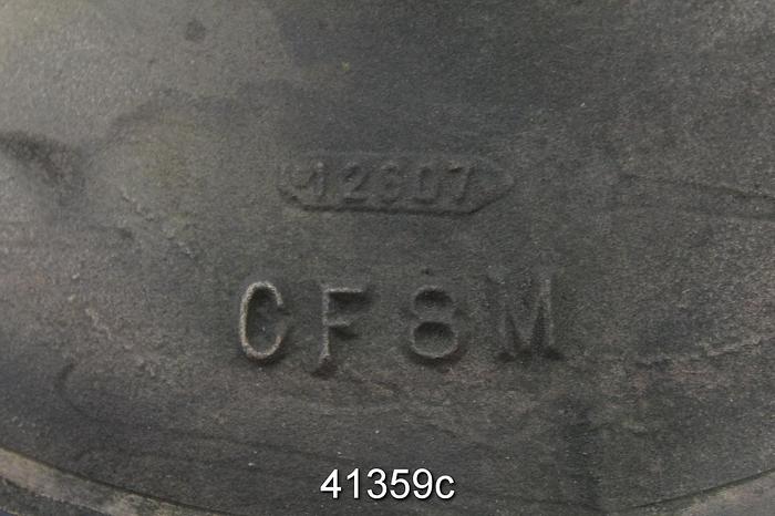 Used Black Clawson PW28-9 Chest Pump CF8M 14" Suction Side Plate #41359