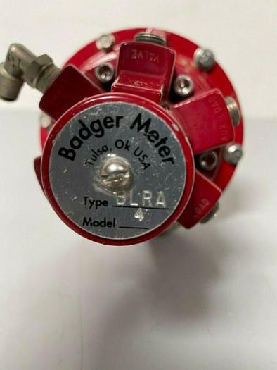 Used Bagder Meter Type BLRA Model 4 Research Control Valve 1002GCN36SV0PAEP36