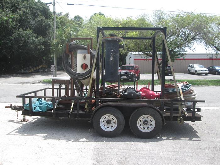 Used 7'x16' Sandblasting Trailer