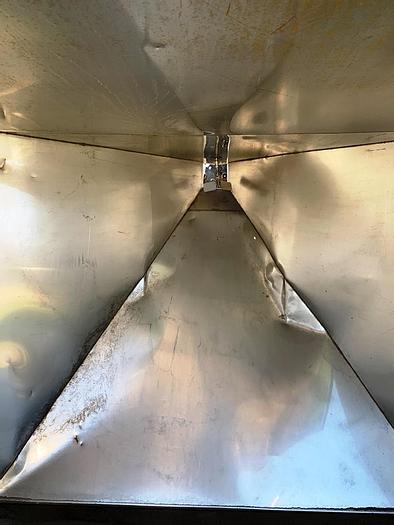 Used Hopper, 150 CF, S/st, 60" x 72" x 54", Dump Hopper #S743948