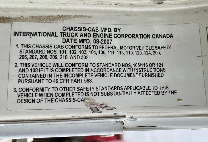 Used 2008 International Kill Truck