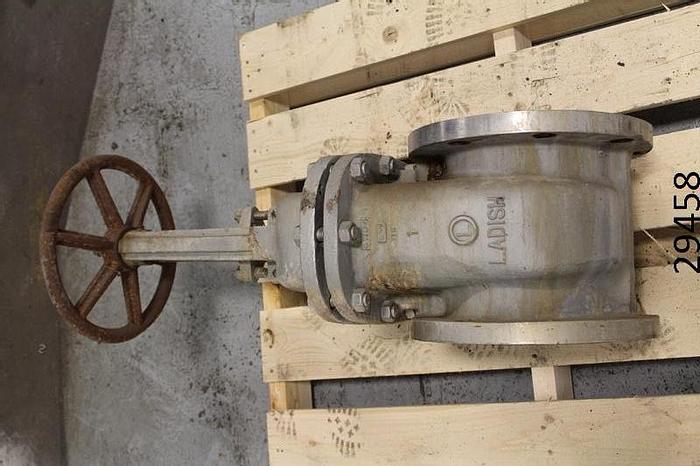 Used Ladish 8" Outside Stem And Yoke Hand Operated Gate Valve #29458