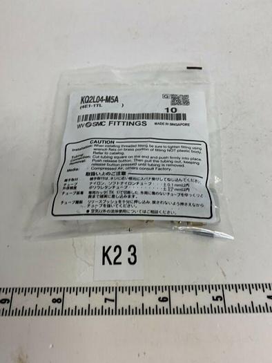 New SMC KQ2L04-M5A Fittings, Factory Sealed Bag of 10 Pieces Fast Shipping!