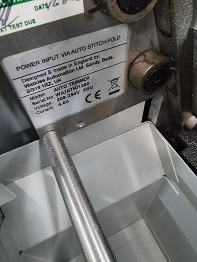 Used watkiss Vario Collator and Bookletmaker 