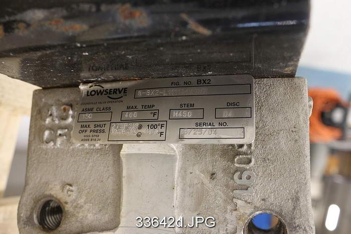 Used Flowserve 8-BX2-L1111A1V0NZ 8" Air Operated Butterfly Valve #33642