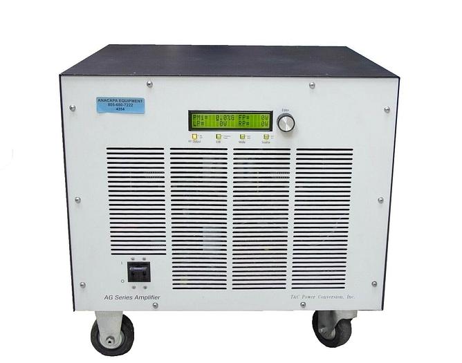 Used T&C Power Conversion AG1024 Low / Radio Frequency LF RF Generator 2000W (4354)R