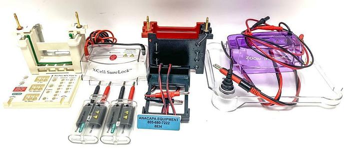 Used Bio-Rad, Invitrogen Electrophoresis, Bio-Plex MCV Plate IV, Mixed Lot of 9 (8834