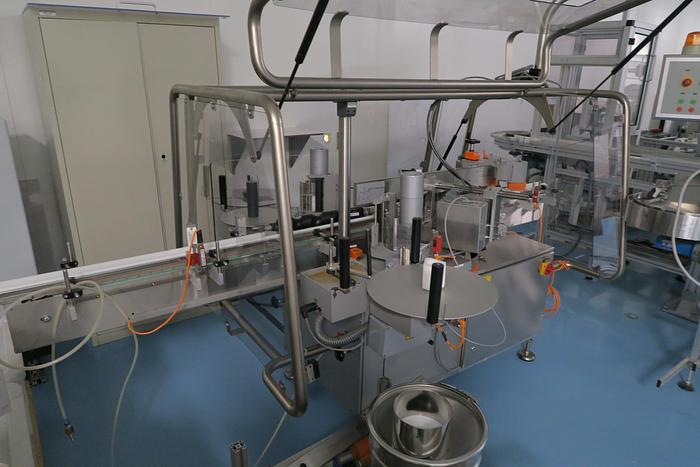 Used Herma Bottle Labeller