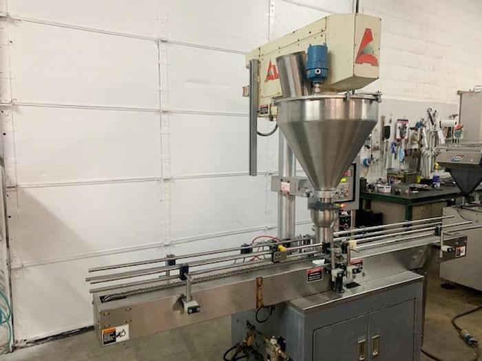 Used All-Fill B-400 SINGLE HEAD FILLER WITH S/S CONVEYOR