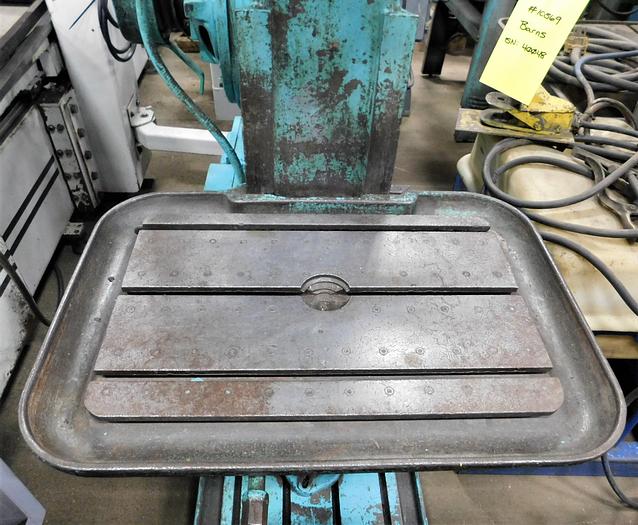 Used 1969 Barns 20" Single Spindle Drill 16-30