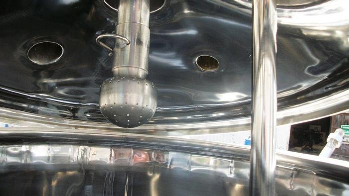 Used Tank, 50 Gallon, 316L Stainless Steel, Agitated, 50 PSI, DCI, DT/DB, B #S741884