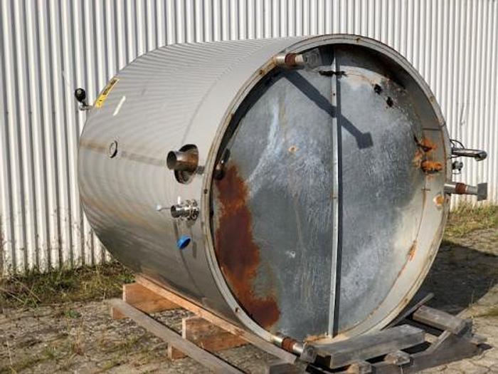 Brugt Isoleret 4 m3 rustfri tank med varme/køling
